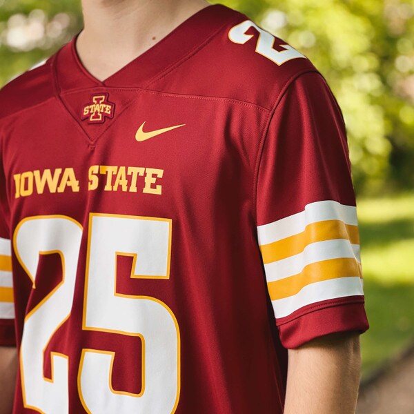 Nike® I-State Cardinal 2025 Football Jersey